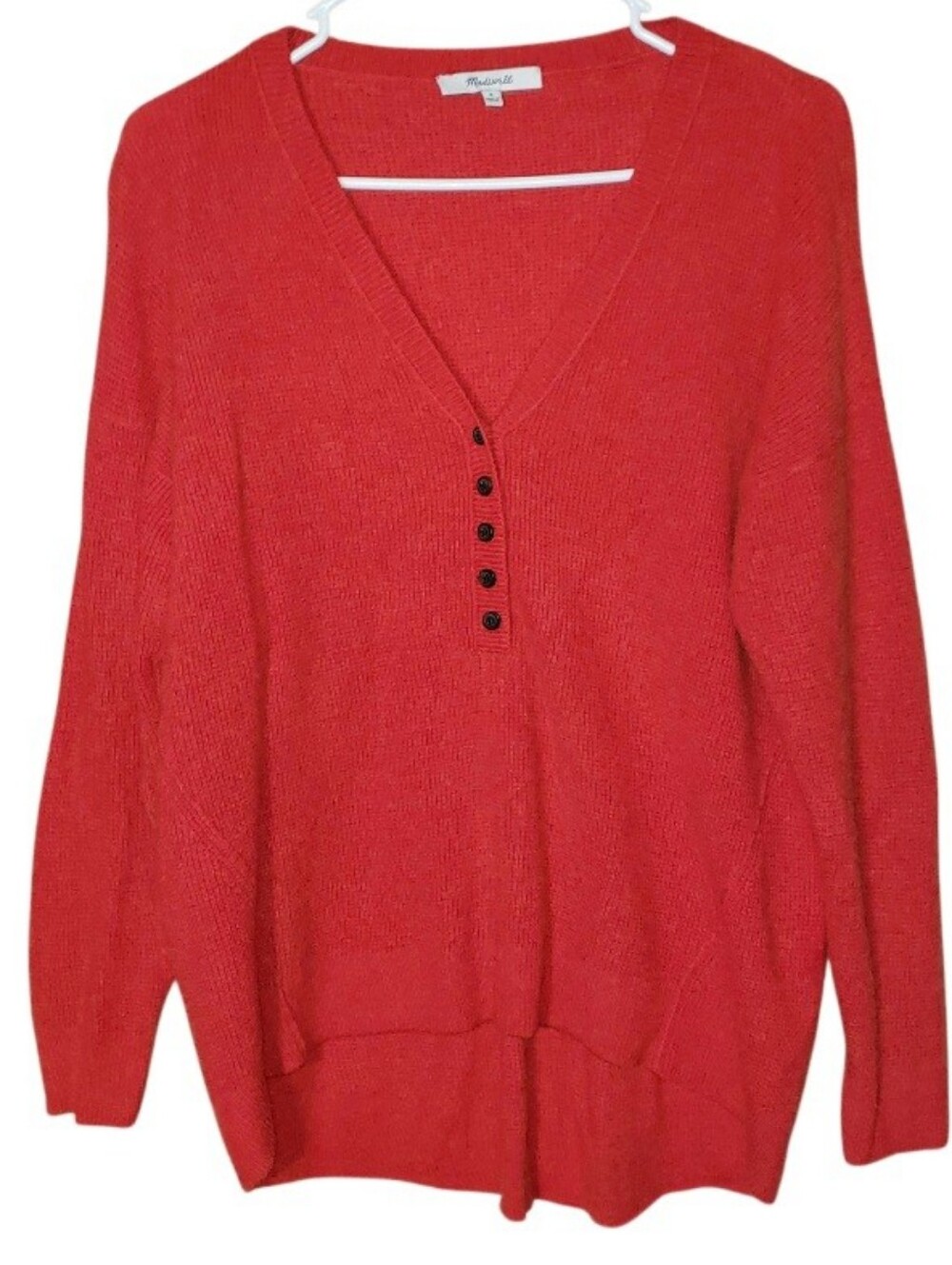 Madewell Asherton Waffle Knit Henley - Picture 3 of 6